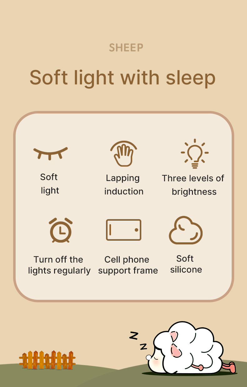 Touch Sensor Night Light - Sheep Design