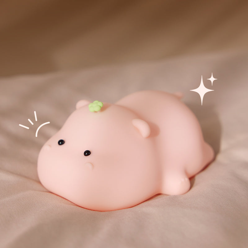 Touch Sensor Night Light - Hippopotamus Design